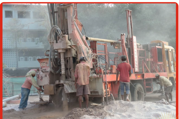 A play area was set up for the primary children